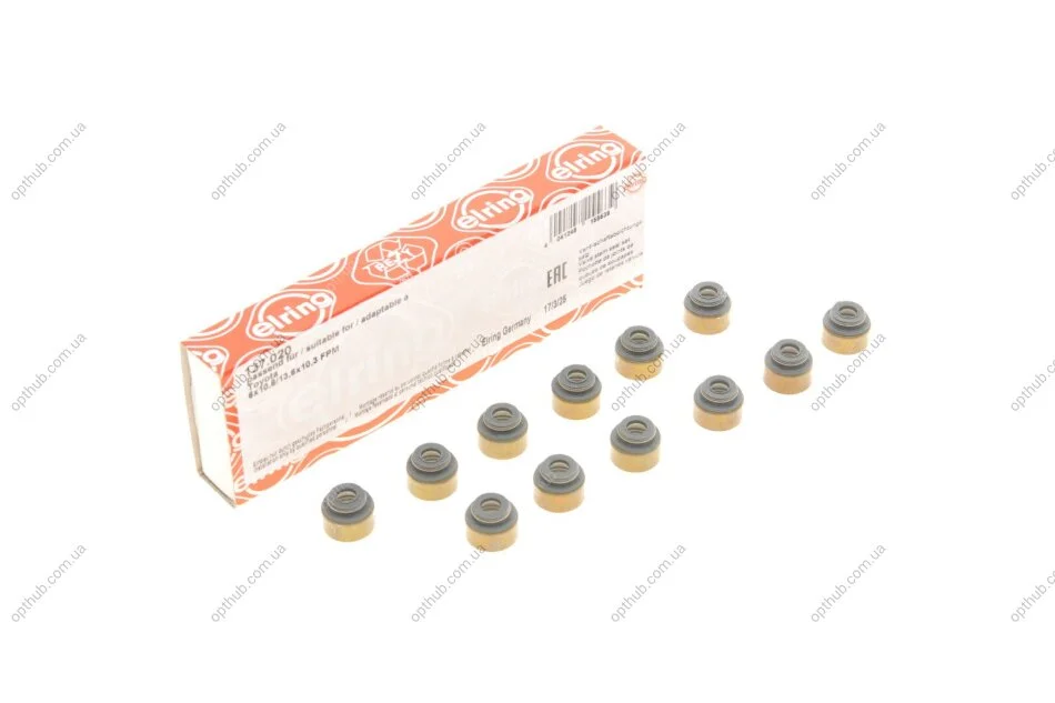 Сальник клапана (впуск/випуск) Toyota Land Cruiser 3.4i 24V 96-02 (к-кт 12шт)) UA63 ELRING 137.020 (фото 1)