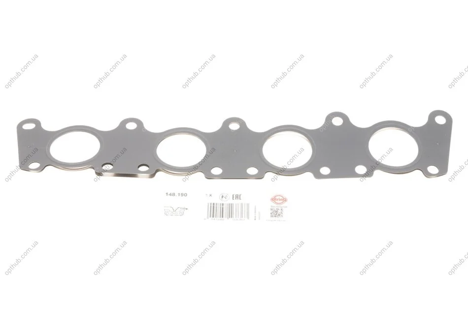 Прокладка колектора випускного Audi A3/A4/A6/Skoda Octavia/VW Golf VI 1.8 T UA63 ELRING 148.190 (фото 1)