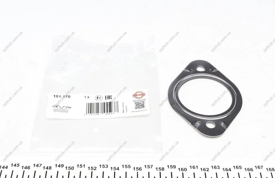 Прокладка труби вихлопної Audi A1/A3/VW Touran/Passat/Skoda Octavia 1.2-1.6 03- UA63 ELRING 151.170 (фото 1)