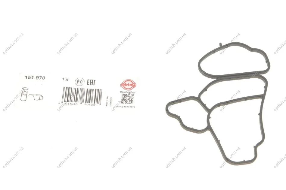 Прокладка корпуса фільтра масляного BMW X5/X6 3.0/3.5 d 03-14 UA63 ELRING 151.970 (фото 1)