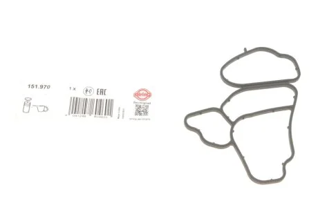 Прокладка корпуса фільтра масляного BMW X5/X6 3.0/3.5 d 03-14 UA63 ELRING 151.970