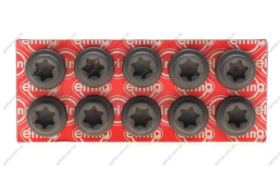 Болт з головкою системи TORX з чорного металу БОЛТЫ Г/Б (SET) FORD 1.3/1.6 A9JA/BAJA 99- -ua ELRING 156.550 (фото 1)