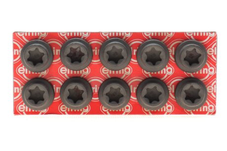 Болт з головкою системи TORX з чорного металу БОЛТЫ Г/Б (SET) FORD 1.3/1.6 A9JA/BAJA 99- -ua ELRING 156.550