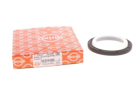 Сальник, колінчастий вал RENAULT 1,0/1,2 16V D4D/D4F 70x86x7 PTFE C.I.U ELRING 169.650
