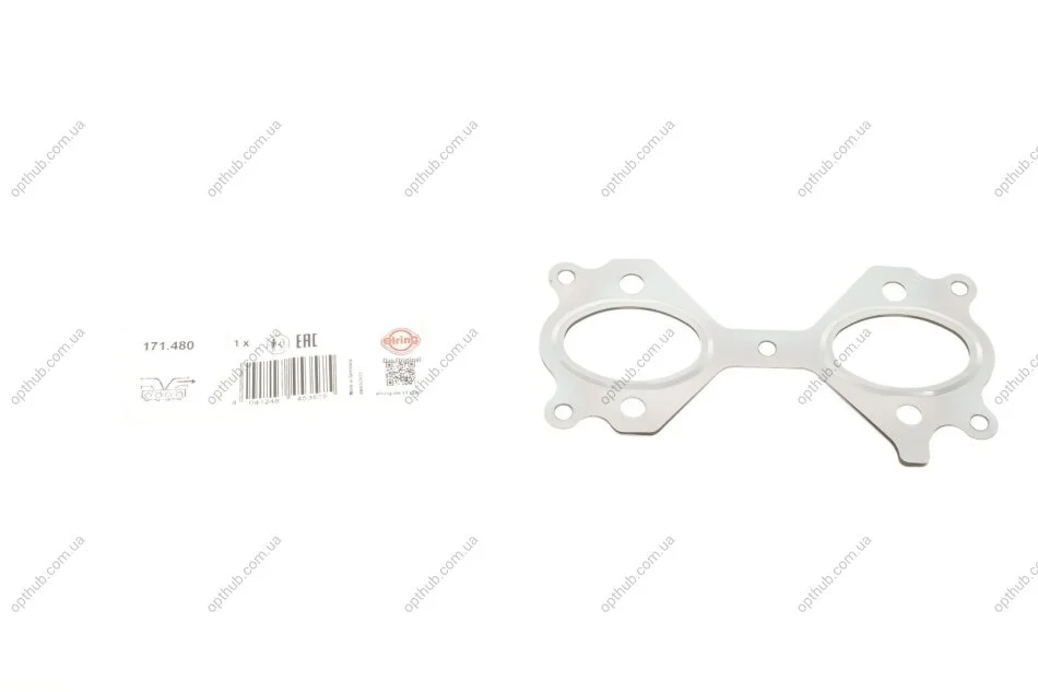 Прокладка колектора випускного BMW 3 (E90-E93)/5 (E60/E61)/7 (E65-E67) 02- UA63 ELRING 171.480 (фото 1)