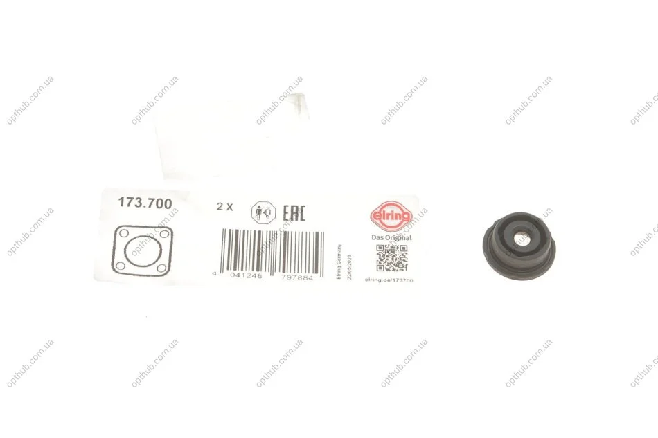 Сальник болта клапанной крышки Fiat Ducato/Citroen Jumper 2.2JTD/2.2HDi 06- UA63 ELRING 173.700 (фото 1)