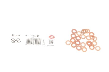 Прокладка форсунки ущільнююча VW Polo 1.2 TDI 09- (7x12.3x2) (opt-om) ELRING 232.930