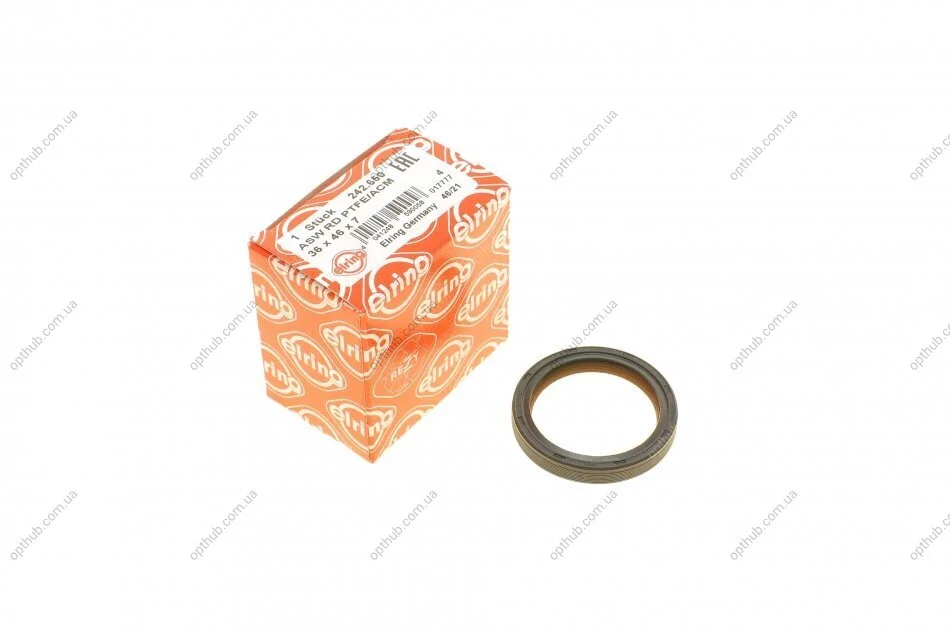 Ущільнення вала, розподільний вал VAG 1,2/1,4/1,5 TSI 36*46*7 PTFE 14- (вир-во Elring) C.I.U ELRING 242.650 (фото 1)
