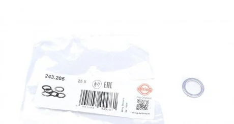 Шайба болта слива. VW Passat 2.5 TDI 98-05 (14x20x1.5) (opt-om) ELRING 243.205