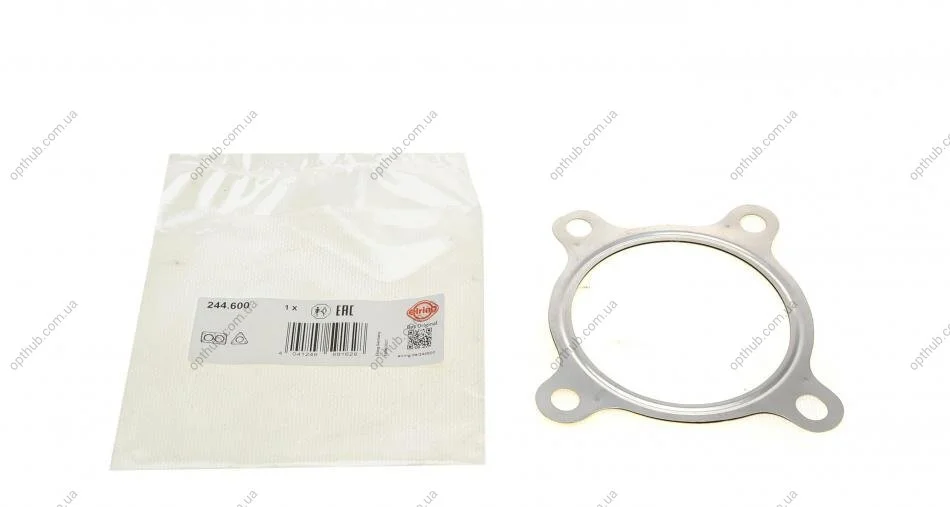 Прокладка труби вихлопної Audi Q5/Q7/VW Touareg 2.0 TFSI 08- UA63 ELRING 244.600 (фото 1)