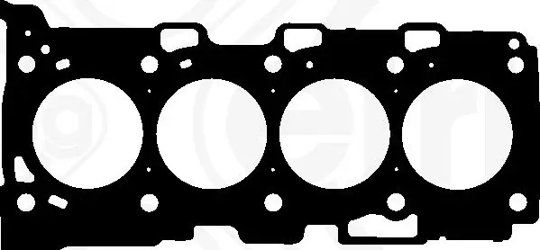 Прокладка головки блока металева Г/Б TOYOTA AVENSIS/ RAV-4 2.0/2.2D 05- 1AD-FTV 2AD-FHT 2AD-FTV 1! MLS ELRING 286.540 (фото 1)