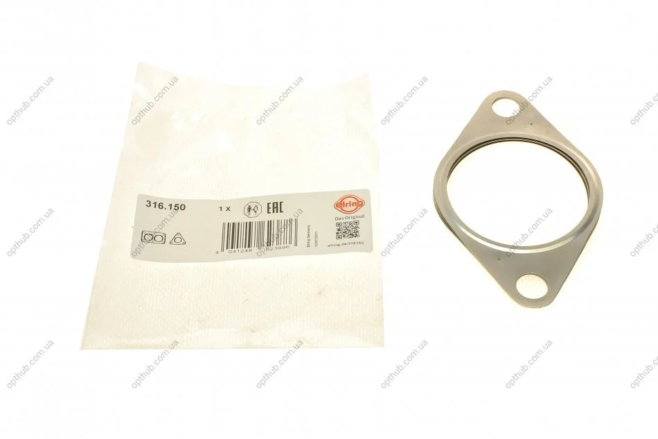 Прокладка труби вихлопної Hyundai Accent/Elantra/Kia Rio 1.6 10- UA63 ELRING 316.150 (фото 1)
