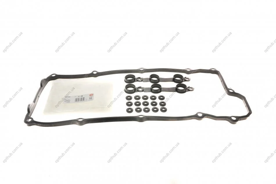 Прокладка кришки клапанів BMW 5 (E39)/3 (E36) 2.0-2.8i 91-03 (к-кт)(M52) UA63 ELRING 318.580 (фото 1)