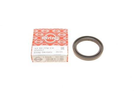 Сальник колінвалу (передній) Hyundai Accent/Elantra/Kia Cee'd/Sportage 1.1D-1.7D 05- (41x53x7) UA63 ELRING 351.180