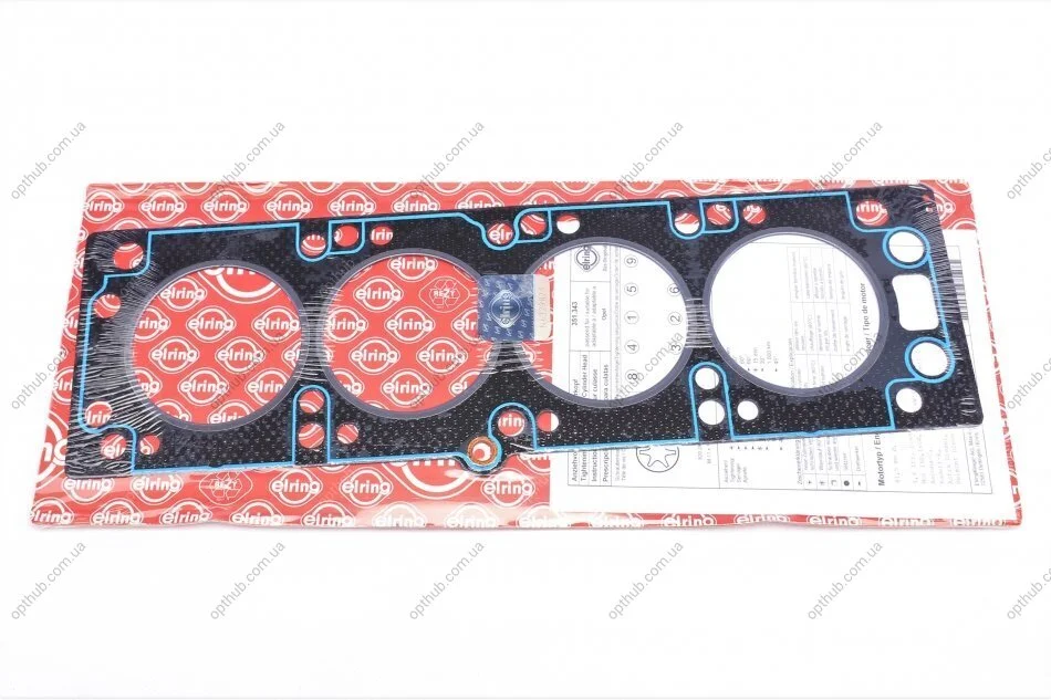 Прокладка головки блоку OPEL 1.6D 16D/16DA 2! 1.50MM 82-86 (вир-во Elring) ELRING 351.343 (фото 1)