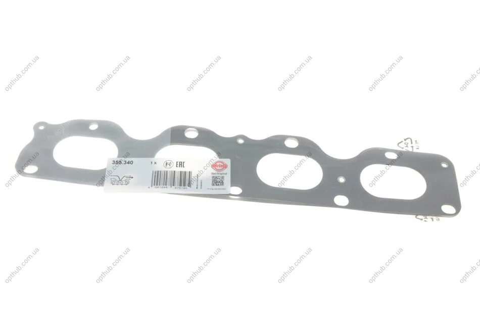Прокладка, випускний колектор OPEL A16XER/A18XER/A18XEL/F14D4/F18D4 06- (вир-во Elring) ELRING 355.340 (фото 1)