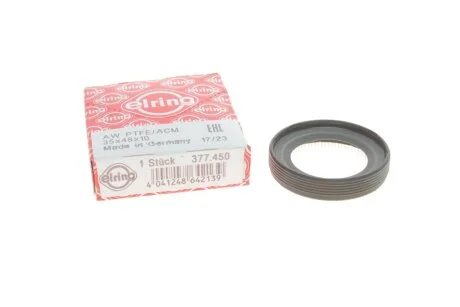 Сальник двигуна тефлоновий FRONT VAG 35X48X10 PTFE (вир-во Elring) C.I.U ELRING 377.450
