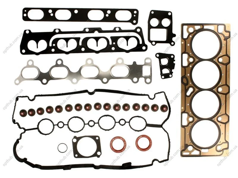 Комплект прокладок (верхний) Opel Astra/Vectra 1.6i 00- UA63 ELRING 388.210 (фото 1)