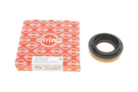 Кільце ущільнююче вала, диференціал MB 40*70*13/20 FPM (вир-во Elring) ELRING 398.420