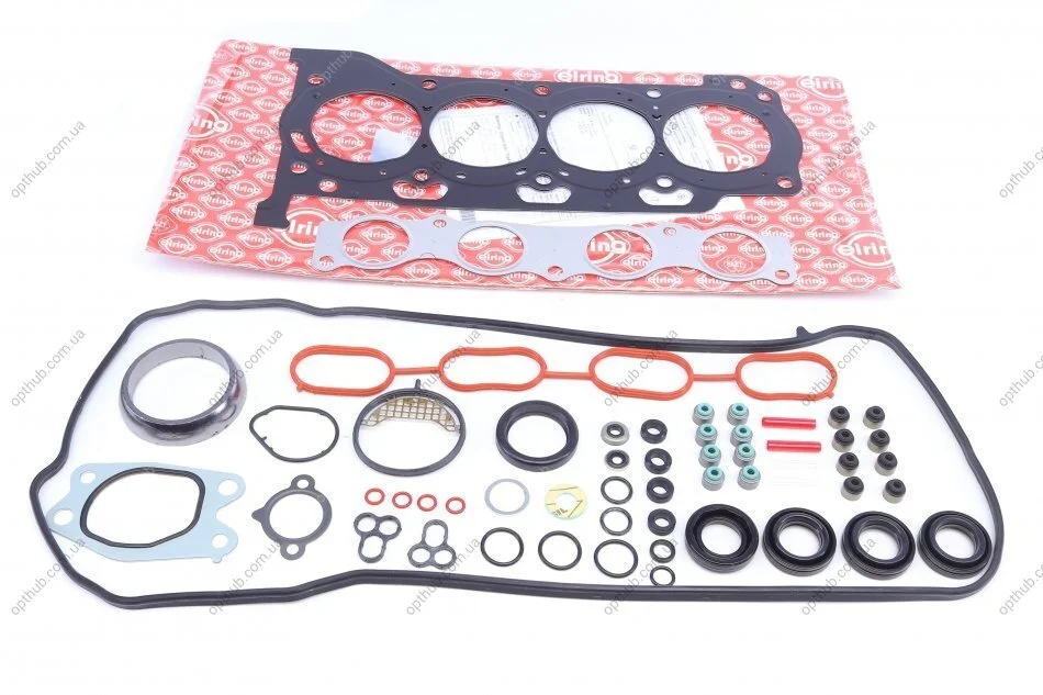 Комплект прокладок (верхній) Toyota Auris/Corolla/Verso 1.6/1.8 07- (opt-om) ELRING 428.310 (фото 1)