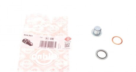 Болт зливу оливи + шайба Citroen/Dacia/Nissan/Opel/Peugeot/Renault/Volvo (M16x1.5) (opt-om) ELRING 434.941
