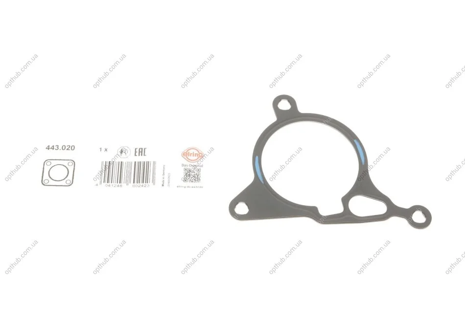 Прокладка насосу вакуумного VW T5/T6/Golf VI/VII 2.0TSI 09- UA63 ELRING 443.020 (фото 1)