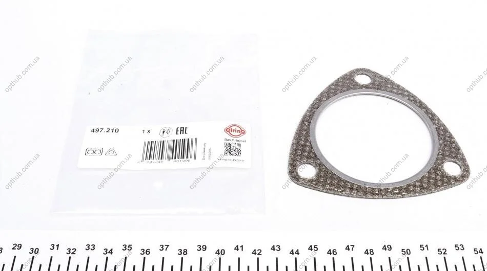 Прокладка труби вихлопної Audi A4/A6 97-09 UA63 ELRING 497.210 (фото 1)