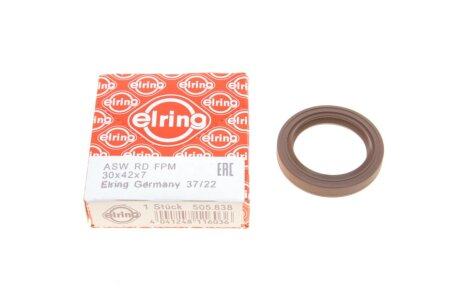 Сальник розподільного валу Renault Master 2.2dCi (30x42x7) (opt-om) ELRING 505.838