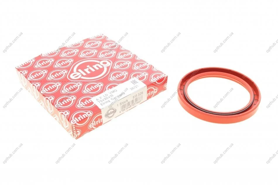 Сальник колінвалу (задній) Lada 1200-1600/Niva/Nova -12 (70x90x10) (opt-om) ELRING 513.326 (фото 1)