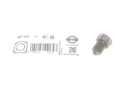 Болт зливу оливи VW Caddy III/T5/Crafter (opt-om) ELRING 567.640
