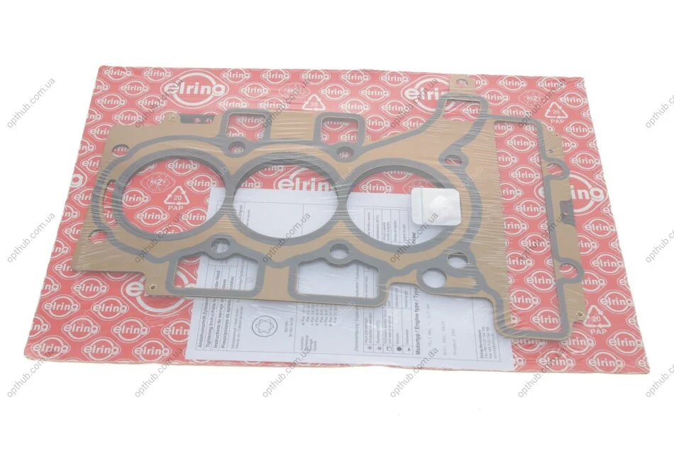 Прокладка, головка блока циліндрів PSA 1,2VTi EB2 12- (вир-во Elring) C.I.U ELRING 592.550 (фото 1)