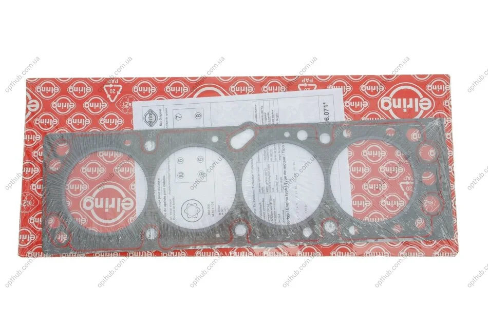 Прокладка головки блоку OPEL C14SEL/X14XE 93- (вир-во Elring) ELRING 646.071 (фото 1)