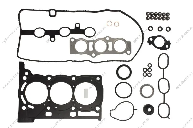 Комплект прокладок, головка блоку PSA/TOYOTA 1,0 VVTi CFA/CFB/1KR-FE-14 (вир-во Elring) ELRING 687.800 (фото 1)