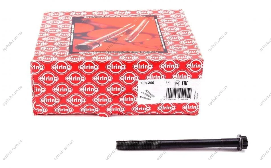 Комплект болтів головки цилідра TOYOTA 1,8D/2,0D/2,2D 1C-L/2C-L/3C-T (вир-во Elring) ELRING 708.250 (фото 1)