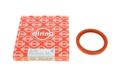 Сальник колінвалу (задній) Hyundai Getz 02-09 (60x75x8) (opt-om) ELRING 725.770