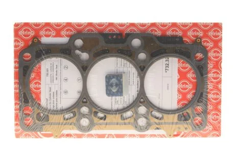 Прокладка головки блоку VAG 1,2TDI CFWA 3! 1,71MM MLS 09- (вир-во Elring) ELRING 732.321