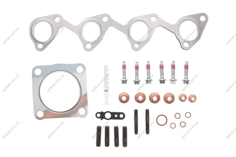 Комплект прокладок з різних матеріалів TURBO SET FORD TRANSIT CONNECT 1.8 DI 55 KW 06/2002 - 12/2013 -ua ELRING 733.870 (фото 1)