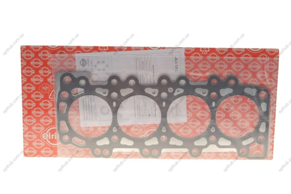 Прокладка, головка блока цилиндров NISSAN 2.2 dCi YD22D/YD22DDT/YD22DDTi 0,93 mm 1* (пр-во Elring) ELRING 743.170 (фото 1)