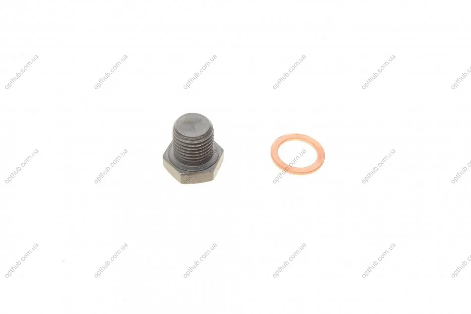 Болт зливу оливи + шайба Opel Astra F/G/ Kadett C/D/E/Omega A/B (M14x1.5) (opt-om) ELRING 773.630 (фото 1)