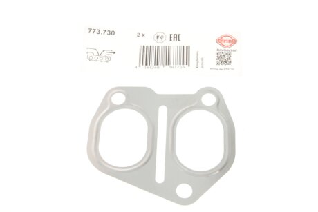 Прокладка колектора випускного Fiat Scudo/Peugeot Expert 1.9D (DW8) (opt-om) ELRING 773.730