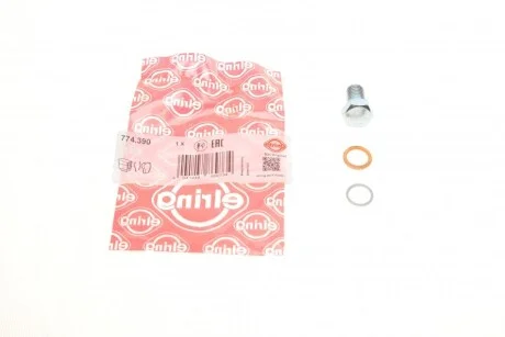 Болт слива оливы. BMW 3 (E20/E36/E39/E46)/5 (E60)/7 (E23/E32/E65)/8 (E31) -10 (M12x1.5 (opt-om) ELRING 774.390