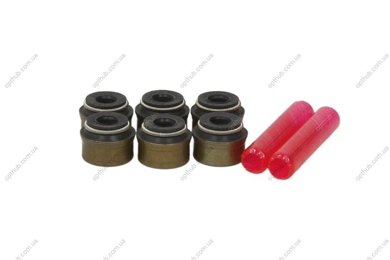 Сальник клапана (впуск/випуск) Seat Ibiza III/Skoda Fabia I-II/VW Polo 1.2 01-14 (к-кт 6шт).) (opt-om) ELRING 794.640 (фото 1)