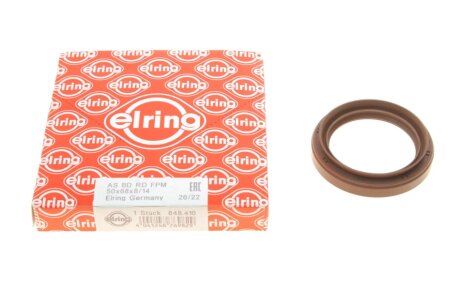 Ущільнення вала, колінчастий вал TOYOTA 2,5/2,8/3,0 TD 50*68*14 FPM C.I.U ELRING 848.410