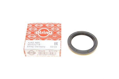 Сальник маточини (задньої) Audi A4/A6 94-01 (40x52x8) (opt-om) ELRING 871.170