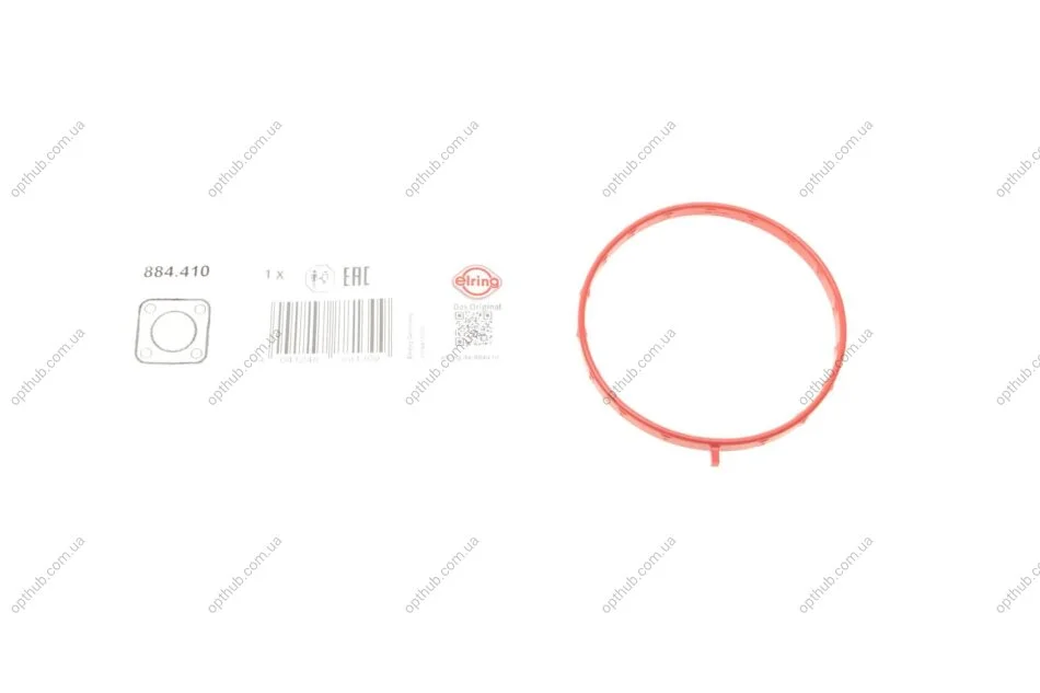 Прокладка, корпус дросельної заслінки MAZDA 2,0 16V PE/PY -11.2014 (вир-во Elring) C.I.U ELRING 884.410 (фото 1)