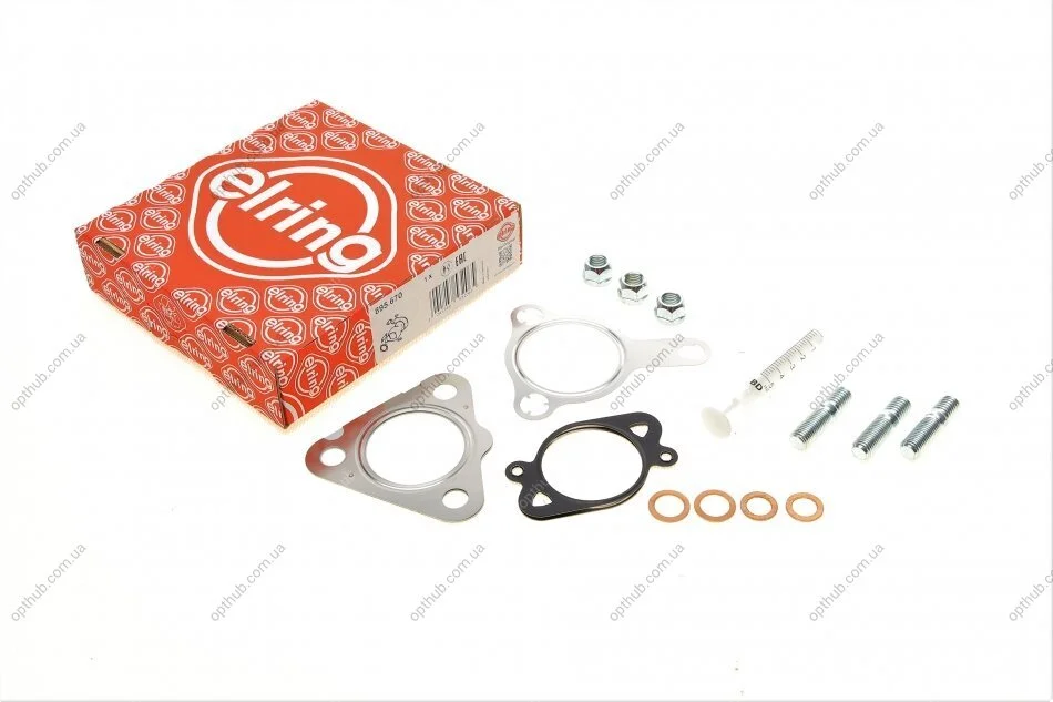 Монтажний комплект, компресор OPEL 1,7 TDI 07- (вир-во Elring) C.I.U ELRING 895.670 (фото 1)