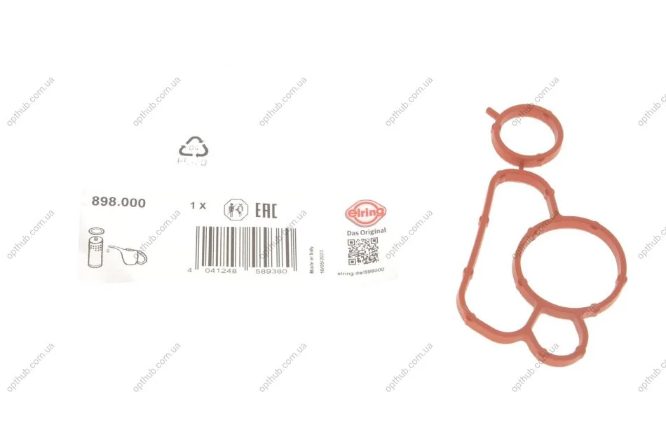 Прокладка корпуса фільтра масляного VW Passat 1.8/2.0 TSI 05-14 (opt-om) ELRING 898.000 (фото 1)