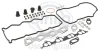 Комплект прокладок двигуна (верх) NISSAN NAVARA, NAVARA NP300, NP300, PATHFINDER III, PICK UP 2.5D 11.01- ELRING 903.770 (фото 1)