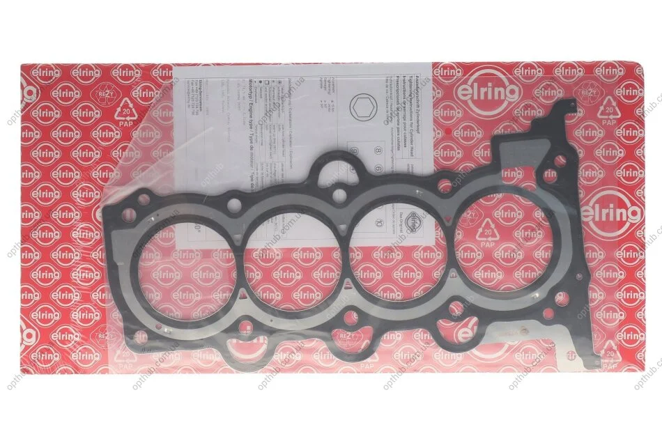 Прокладка, головка циліндра HYUNDAI 1.4/1.6 G4FA/G4FC/G4GG 01.09- (вир-во Elring) ELRING 933.930 (фото 1)