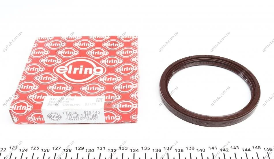 Сальник двигуна REAR TOYOTA 2,0/2,4 VVT-i 1AZ-FSE/1AZ-FE 89*105*10 FPM (вир-во Elring) C.I.U ELRING 935.440 (фото 1)